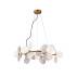 Lampa wisząca CHIC-9, biało złota 75 cm