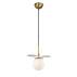 Lampa wisząca CHIC-1 biało złota, 20 cm
