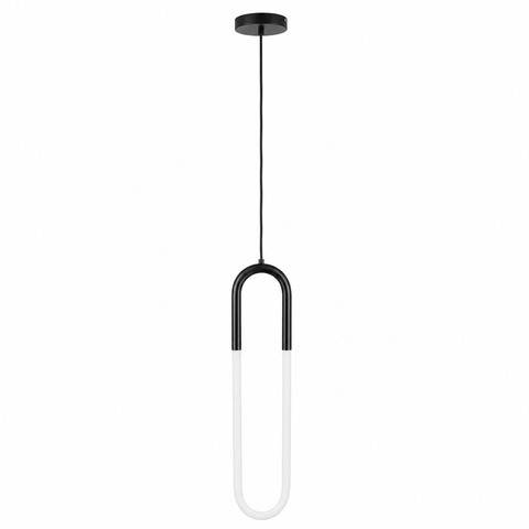 Lampa wisząca U-SHAPE pionowa czarna 60 cm