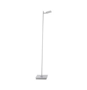 Lampa podłogowa PURE MIRA 356-95 oprawa w kolorze srebrnym + pilot PAUL NEUHAUS