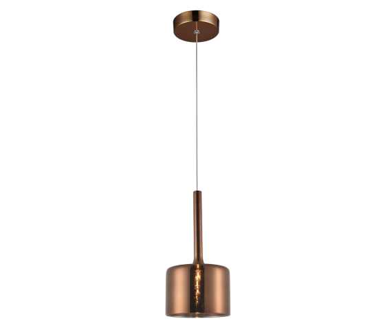 WYPRZEDAŻ Lampa wisząca Copenhagen P01028CU COSMOLight miedziana oprawa w stylu design
