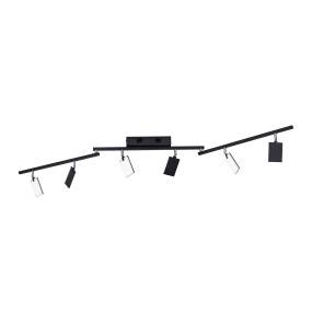Lampa sufitowa PURE MIRA 6358-18 oprawa w kolorze czarnym PAUL NEUHAUS