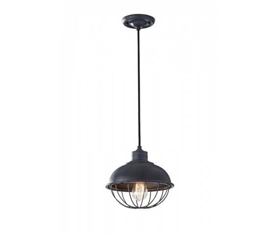 Lampa wisząca Urban Renewal FE/URBANRWL/P/B Feiss brązowa oprawa w przemysłowym stylu