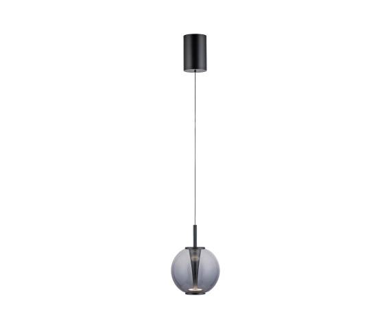 Lampa wisząca PURE INFINITY 2220-15 oprawa w kolorze czarnym PAUL NEUHAUS