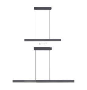 WYPRZEDAŻ 2545-18 PURE-MOTO-RISE LAMPA WISZĄCA CZARNY PERŁOWY