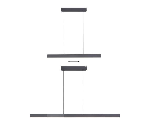 WYPRZEDAŻ 2545-18 PURE-MOTO-RISE LAMPA WISZĄCA CZARNY PERŁOWY