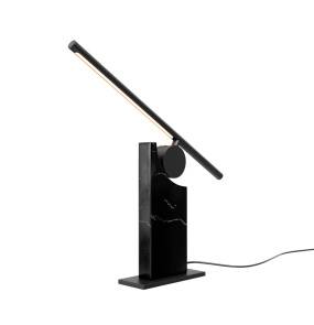 Lampa stołowa MONUMENTO MOD467TL-L9B3K oprawa w kolorze czarnego marmuru MAYTONI