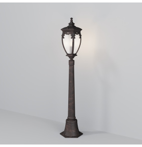 Zewnętrzna lampa stojąca FLEUR O414FL-01BZ1 oprawa w kolorze antycznego brązu MAYTONI