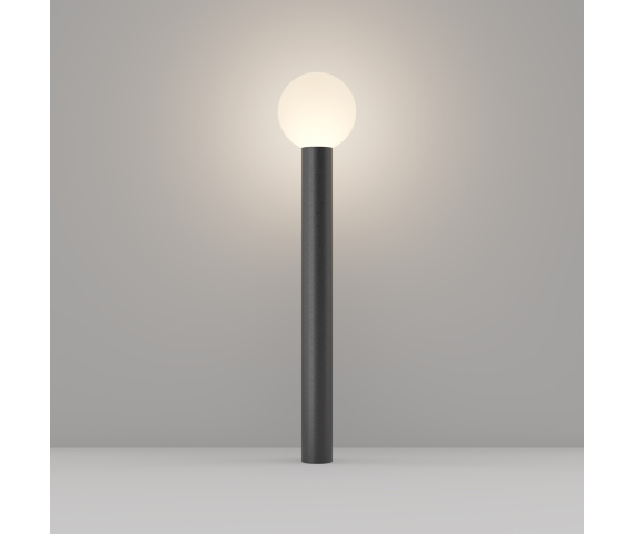 Zewnętrzna lampa stojąca BOLD O598FL-01B oprawa w kolorze czarnym MAYTONI