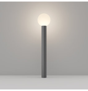 Zewnętrzna lampa stojąca BOLD O598FL-01GR oprawa w kolorze szarym MAYTONI
