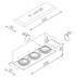 SQUARES 50x3 trimless 230V tech