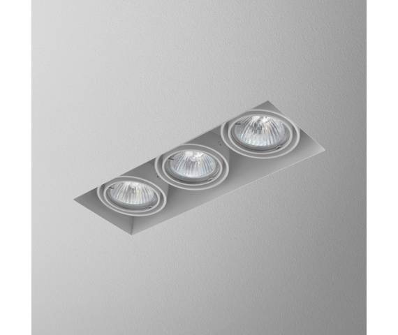 WYPRZEDAŻ Oczko halogenowe SQUARES 50x3 trimless 230V oprawa wpuszczana 37013-0000-U8-PH AQform podłużna oprawa w nowoczesnym stylu