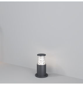 Zewnętrzna lampa stojąca BRONX O576FL-01GR oprawa w kolorze szarym MAYTONI