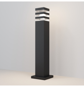 Zewnętrzna lampa stojąca UNDER DEN LINDEN O578FL-01B oprawa w kolorze czarnym MAYTONI
