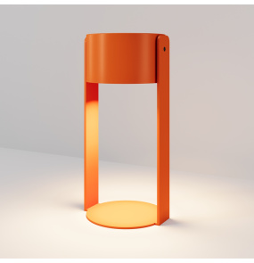 Zewnętrzna lampa dekoracyjna CAVO O145TL-L3ORK oprawa w kolorze pomarańczowym MAYTONI