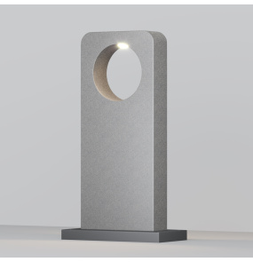 Zewnętrzna lampa stojąca BETONE O469FL-L7CM3K1 oprawa w kolorze szarym MAYTONI