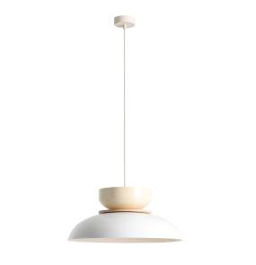 Lampa wisząca ALDO WHITE GLOSS + CREAM 1152G2_9_J oprawa w kolorze biało-kremowym ALDEX