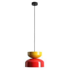 Lampa wisząca TULA RED CHILLI + MUSTARD 1132G19_14_C oprawa w kolorze czerwono-żółtym ALDEX