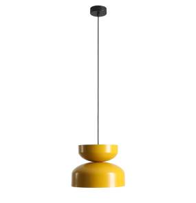Lampa wisząca TULA MUSTARD 1132G14_14_C oprawa w kolorze żółtym ALDEX