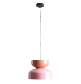 Lampa wisząca TULA BABY PINK + CORAL 1132G18_11_C oprawa w kolorze różowym ALDEX