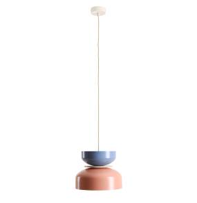 Lampa wisząca TULA CORAL + DUSTY BLUE 1132G11_16_J oprawa w kolorze różowo-niebieskim ALDEX