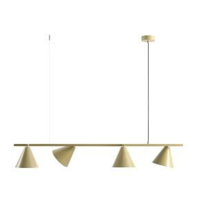 Lampa wisząca FORM 4 PISTACHIO 1108L12 oprawa w kolorze pistacjowym ALDEX