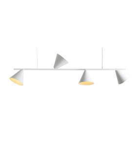 Lampa wisząca FORM 4 WHITE 1108L oprawa w kolorze białym ALDEX