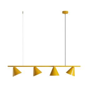 Lampa wisząca FORM 4 MUSTARD 1108L14 oprawa w kolorze żółtym ALDEX