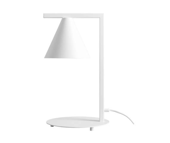 Lampa biurkowa FORM WHITE 1108B oprawa w kolorze białym ALDEX