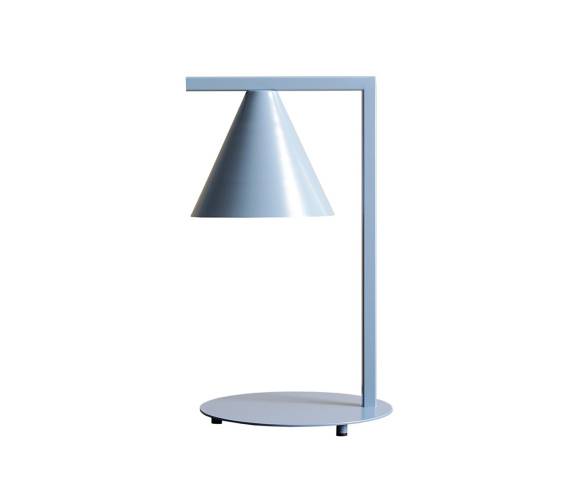 Lampa biurkowa FORM DUSTY BLUE 1108B16 oprawa w kolorze niebieskim ALDEX