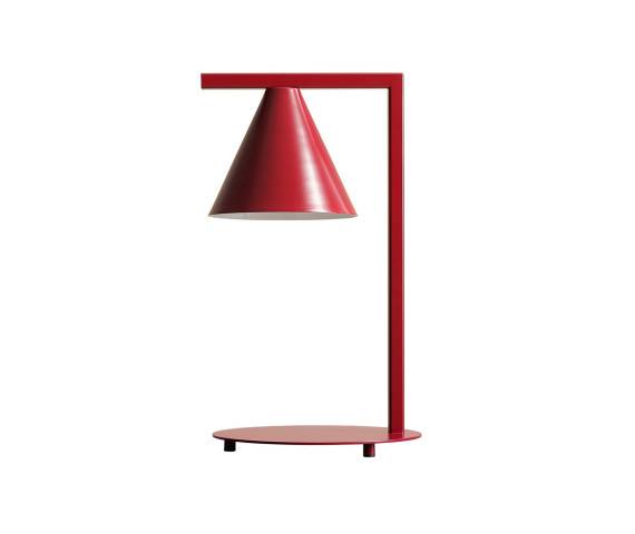 Lampa biurkowa FORM RED WINE 1108B15 oprawa w kolorze czerwonym ALDEX