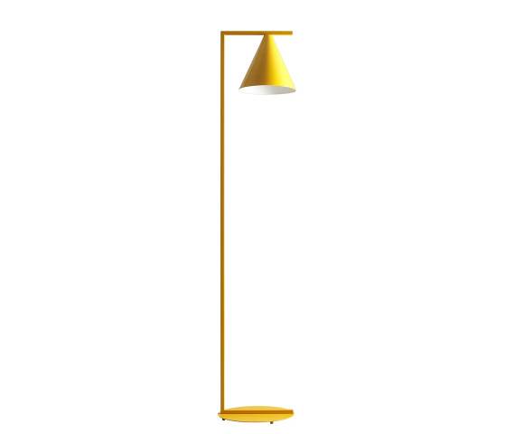 Lampa podłogowa FORM MUSTARD 1108A14 oprawa w kolorze żółtym ALDEX