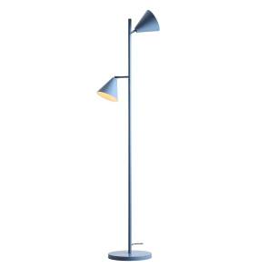 Lampa podłogowa FORM 2 DUSTY BLUE 1108A16_2 oprawa w kolorze niebieskim ALDEX