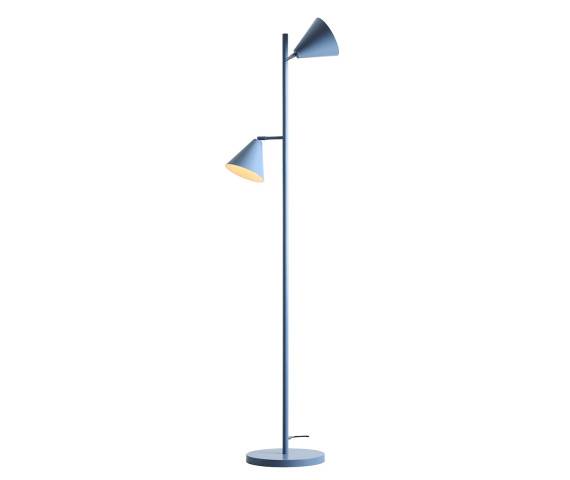 Lampa podłogowa FORM 2 DUSTY BLUE 1108A16_2 oprawa w kolorze niebieskim ALDEX