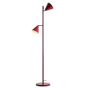 Lampa podłogowa FORM 2 RED WINE 1108A15_2 oprawa w kolorze czerwonym ALDEX