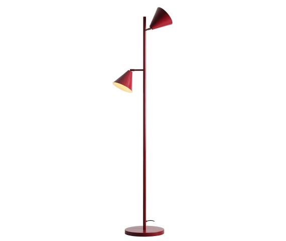 Lampa podłogowa FORM 2 RED WINE 1108A15_2 oprawa w kolorze czerwonym ALDEX