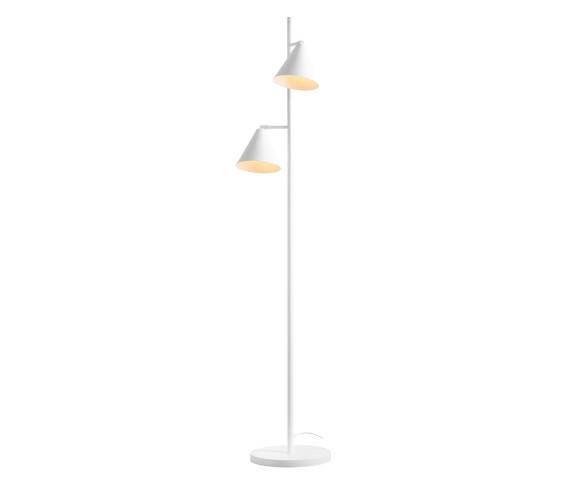 Lampa podłogowa FORM 2 WHITE 1108A_2 oprawa w kolorze białym ALDEX