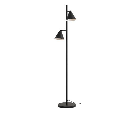 Lampa podłogowa FORM 2 BLACK 1108A1_2 oprawa w kolorze czarnym ALDEX