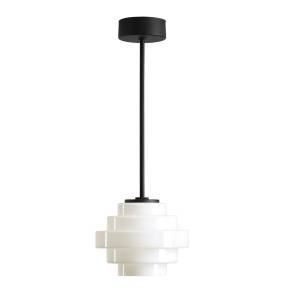 Lampa sufitowa FILO CEILING MILKY S 9002PL_G1_S oprawa w kolorze czarnym ALDEX