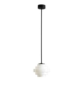 Lampa sufitowa FILO CEILING MILKY M 9002PL_G1_M oprawa w kolorze czarnym ALDEX