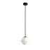 Lampa sufitowa FILO CEILING MILKY M 9002PL_G1_M oprawa w kolorze czarnym ALDEX