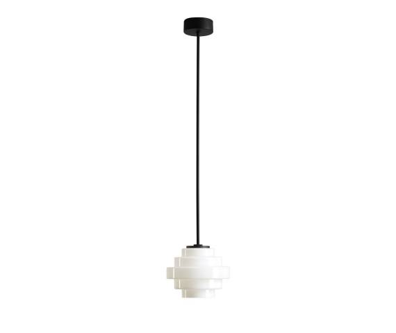 Lampa sufitowa FILO CEILING MILKY M 9002PL_G1_M oprawa w kolorze czarnym ALDEX