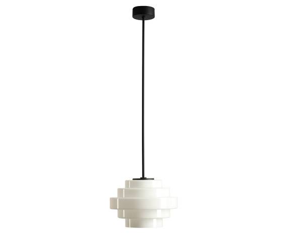 Lampa sufitowa FILO CEILING MILKY M 9001PL_G1_M oprawa w kolorze czarnym ALDEX