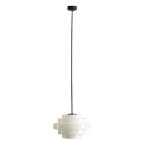 Lampa sufitowa FILO CEILING MILKY L 9000PL_G1_L oprawa w kolorze czarnym ALDEX