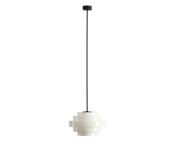 Lampa sufitowa FILO CEILING MILKY L 9000PL_G1_L oprawa w kolorze czarnym ALDEX