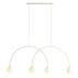 Lampa wisząca UNA 4 CREAM L 1116L9_L oprawa w kolorze kremowym ALDEX