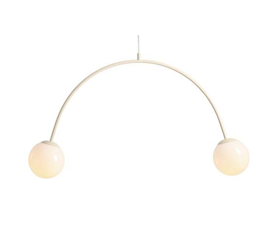 Lampa wisząca UNA 2 CREAM 1116H9 oprawa w kolorze kremowym ALDEX