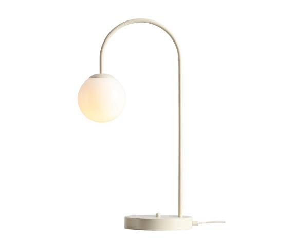 Lampa biurkowa UNA CREAM 1116B9 oprawa w kolorze kremowym ALDEX