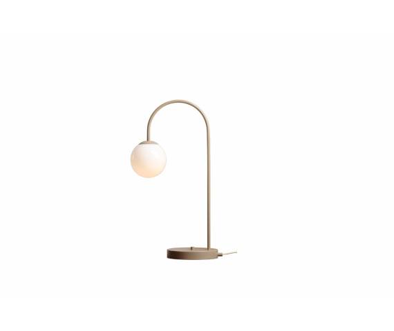 Lampa biurkowa UNA BEIGE 1116B17 oprawa w kolorze beżowym ALDEX