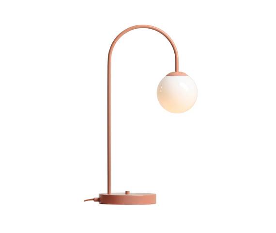 Lampa biurkowa UNA CORAL 1116B11 oprawa w kolorze różowym ALDEX